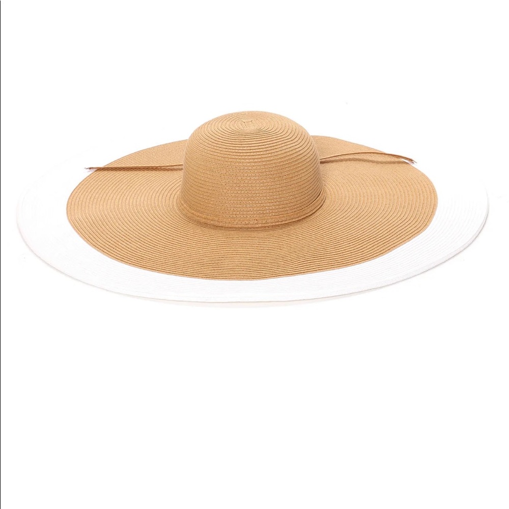 Yacht Living Oversized Sun Hat - Tan